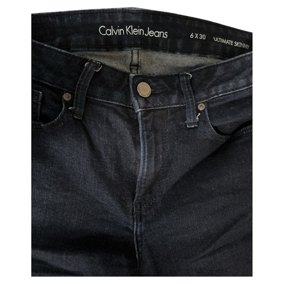 Calvin Klein Dark Denim Skinny Jeans - Picture 3 of 4